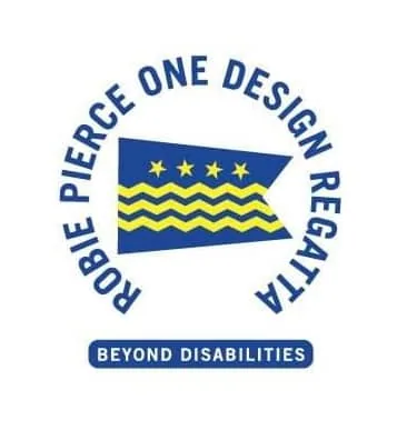 Robie Pierce One Design Regatta logo with Beyond Disabilities tagline