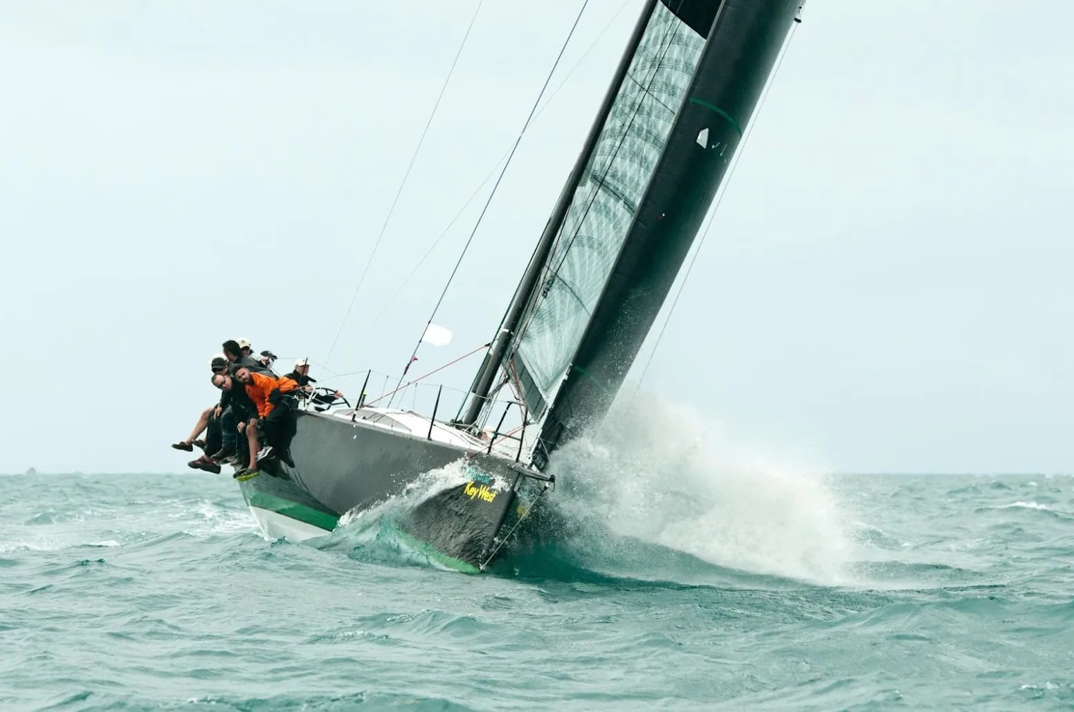 CHRISTOPHER DRAGON heeled upwind under a UK Sailmakers Titanium headsail and X-Drive® main