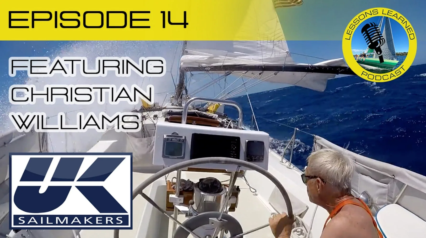 Lessons Learned Podcast Episode 14 title graphic featuring Christian Williams