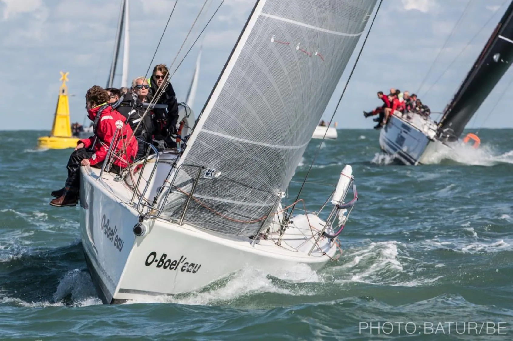 Grand Surprise 31 O'Boel'eau heeled over hard under X-Drive® Carbon sails