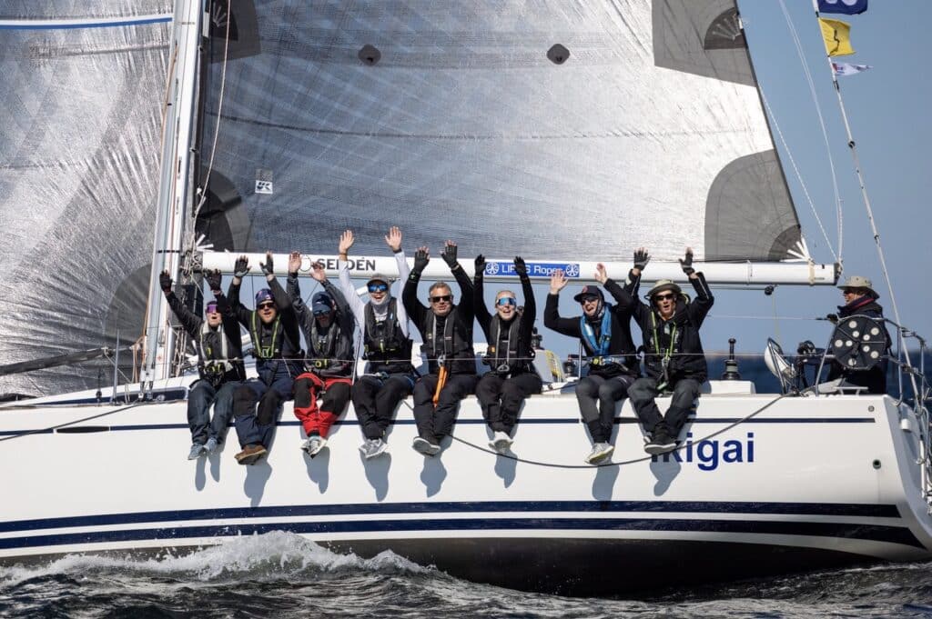 Team Ikigai at the 2024 Gotland Runt. Photo © Daniel Stenholm.