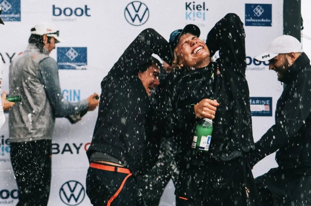 Smiles and celebration at the 2025 Deutsche Segel-Bundesliga awards. Photo © Deutsche Segel-Bundesliga | Photographer IG: @sailingenergy