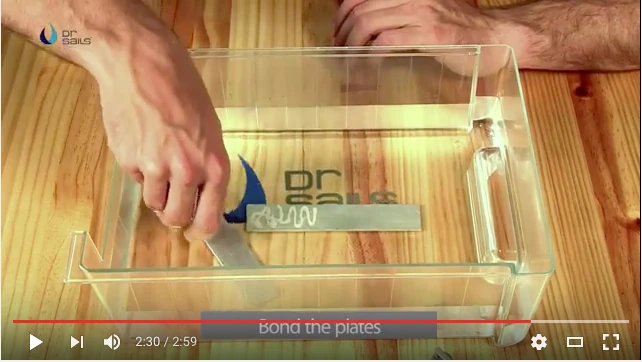 This video shows how flexible DR. Sails dries and how it can even be used underwater.